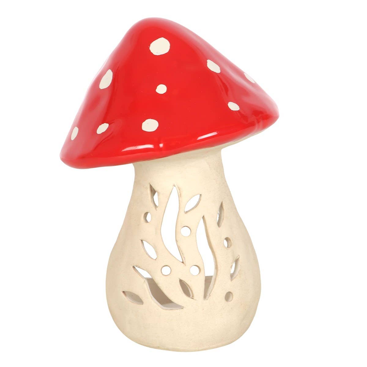 Toadstool Mushroom Tealight Candleholder