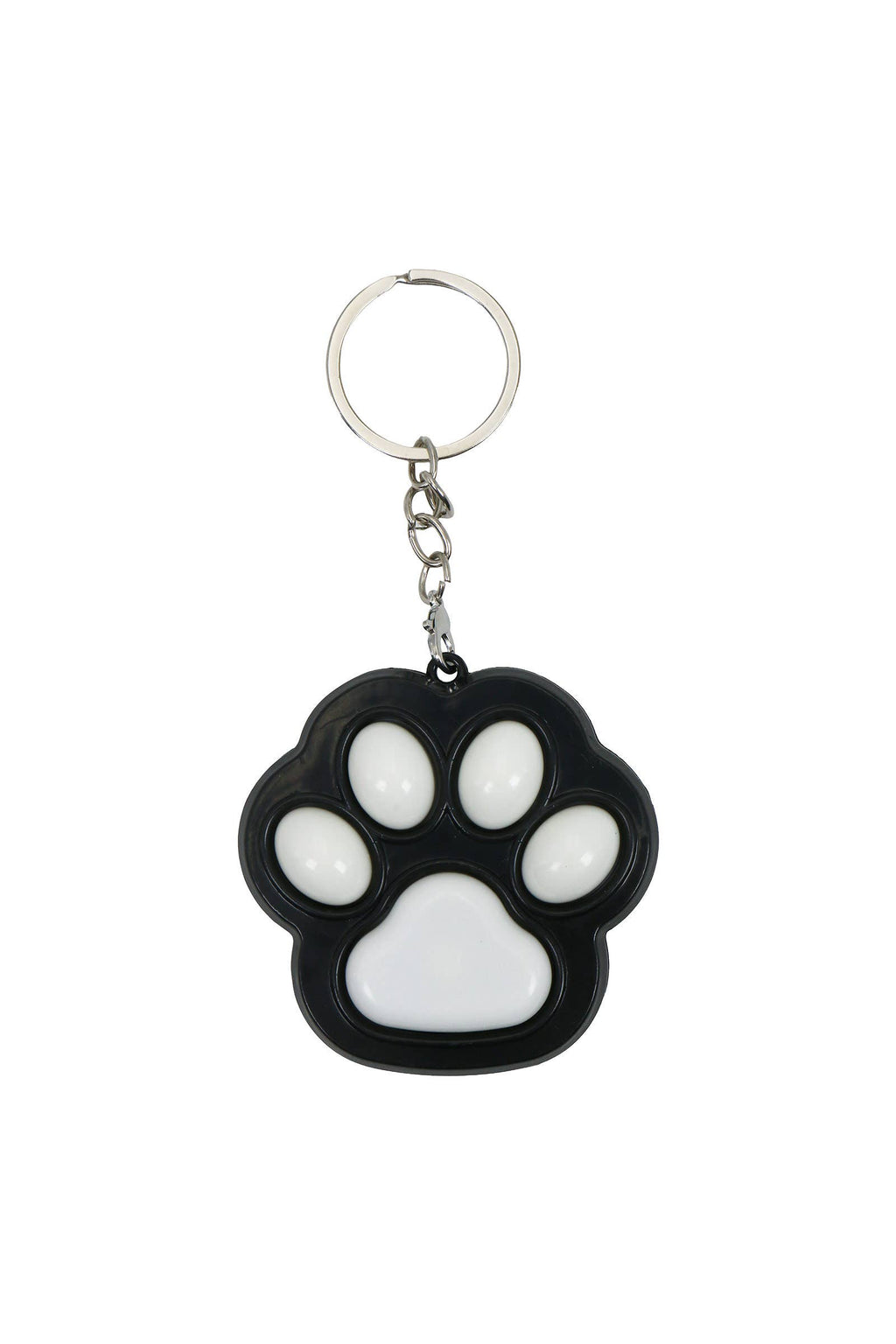 Pastel Animal Paw Clicky Fidget Toy Keychain