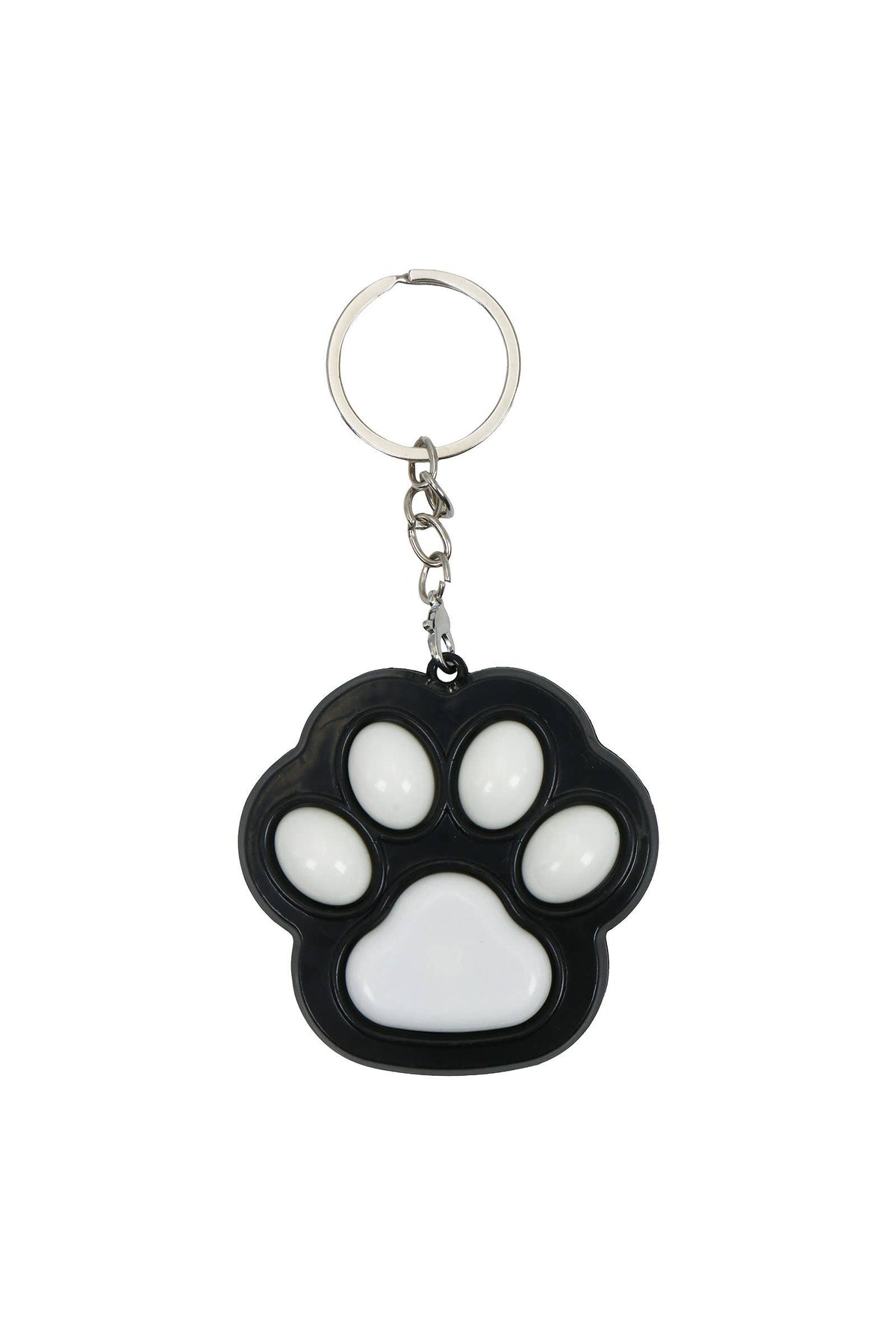 Pastel Animal Paw Clicky Fidget Toy Keychain