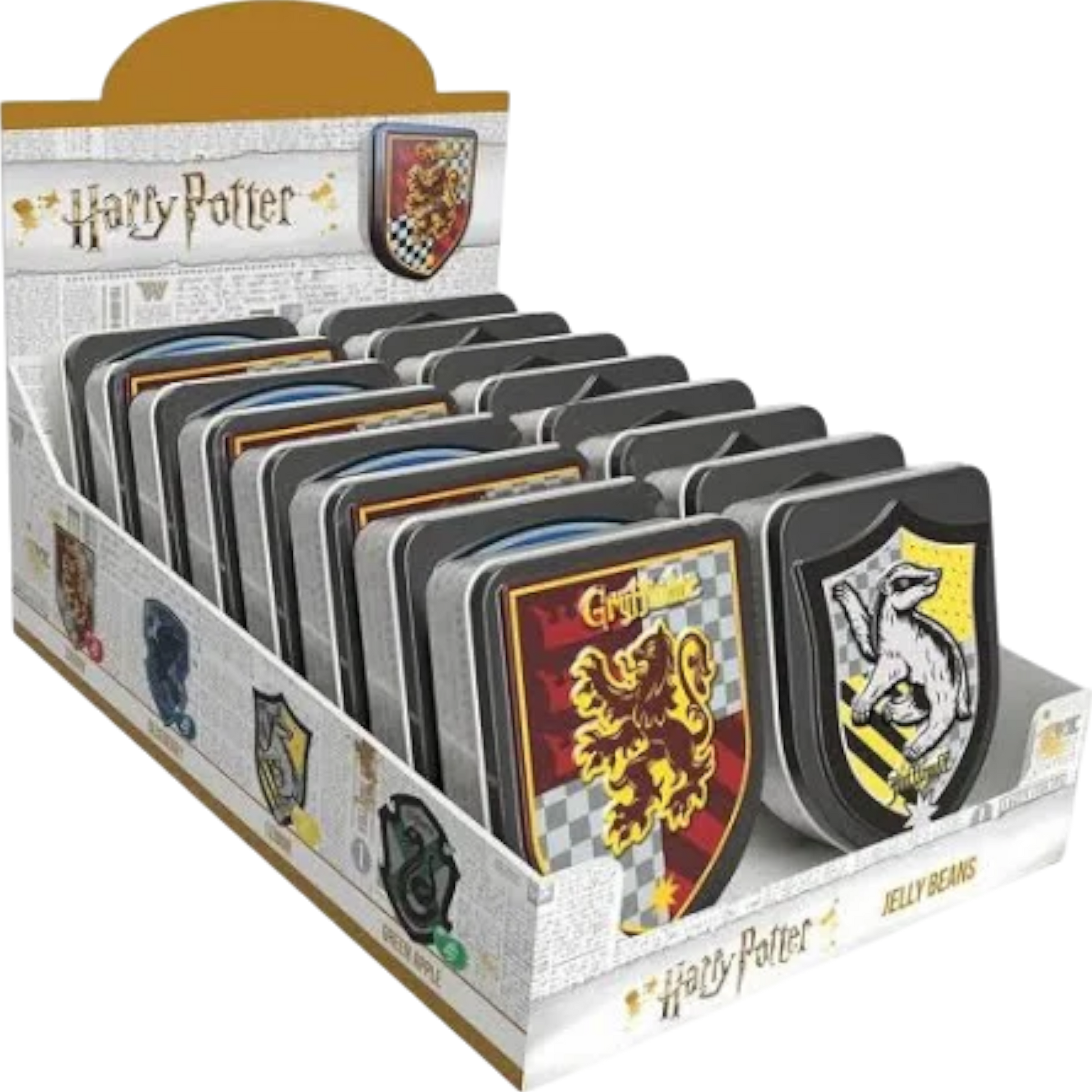 Harry Potter House Crest Jelly Bean Filled Tins