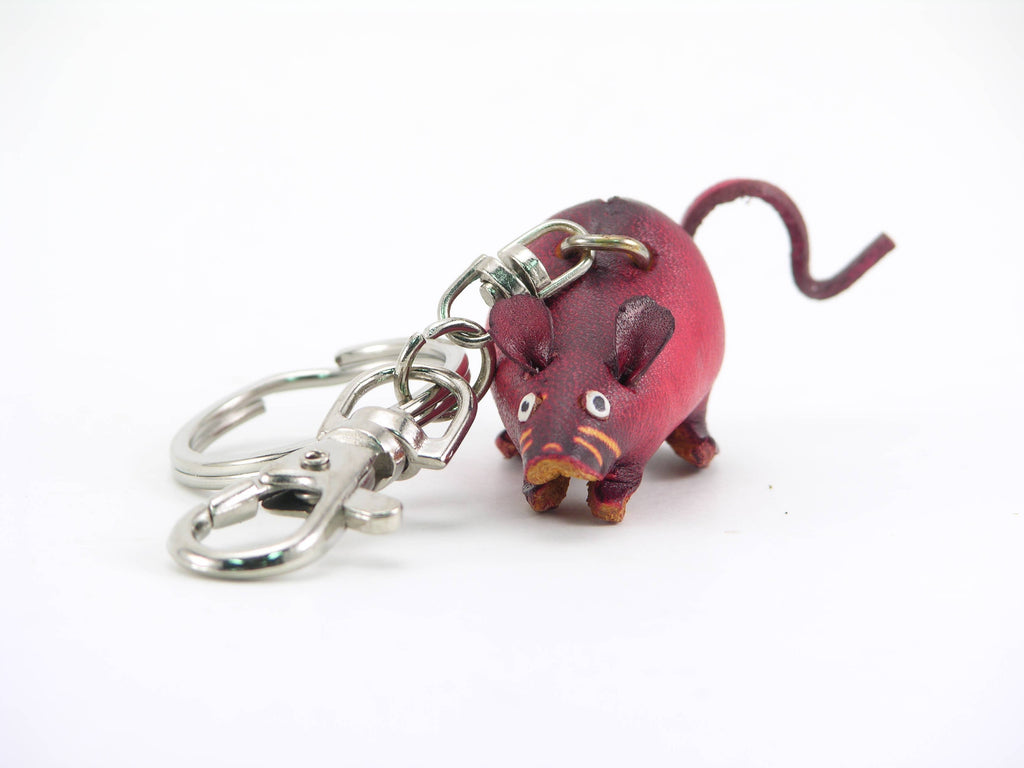 Assorted handmade leather KeyChains - Animals