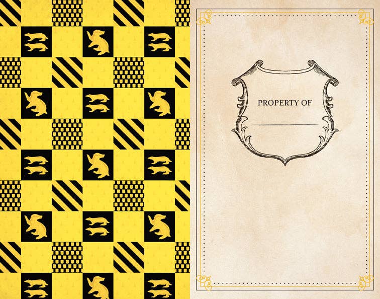 Harry Potter: Hufflepuff Ruled Notebook