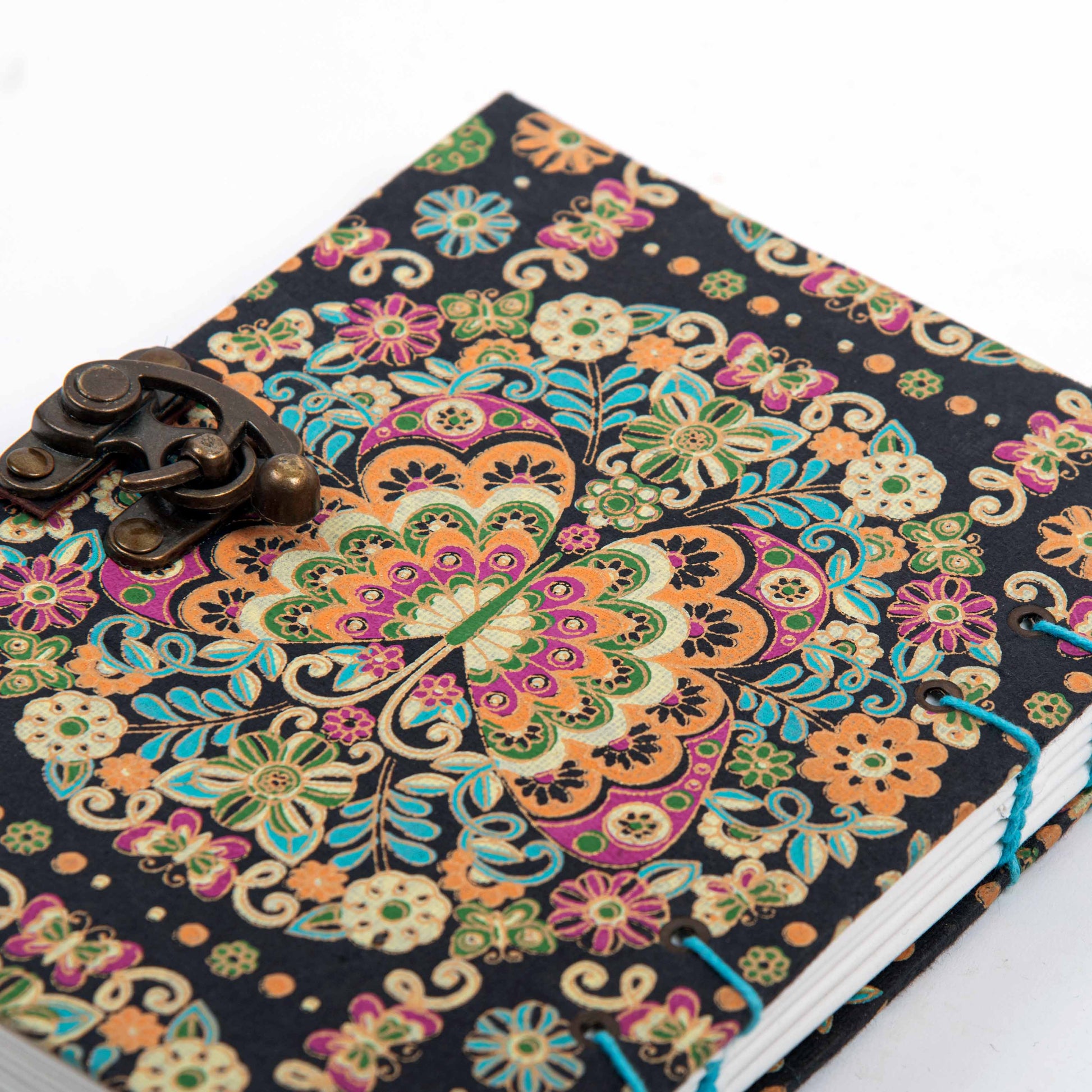 Butterfly - Journal Diary Notebook with Lock - Sketchbook Unruled 