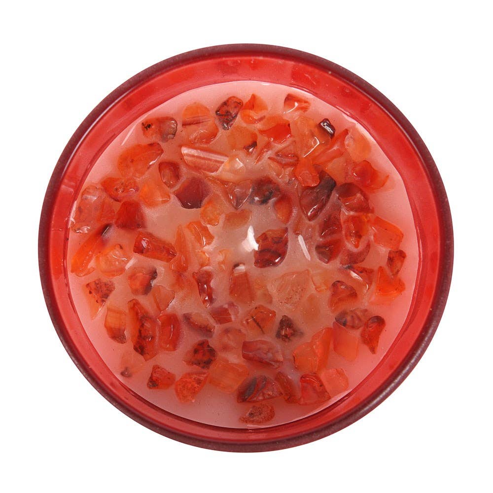 Root Chakra Strawberry Hematite Candle