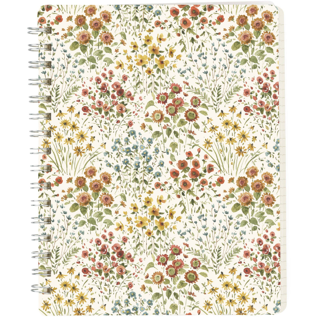 Fall Wildflower Spiral Notebook