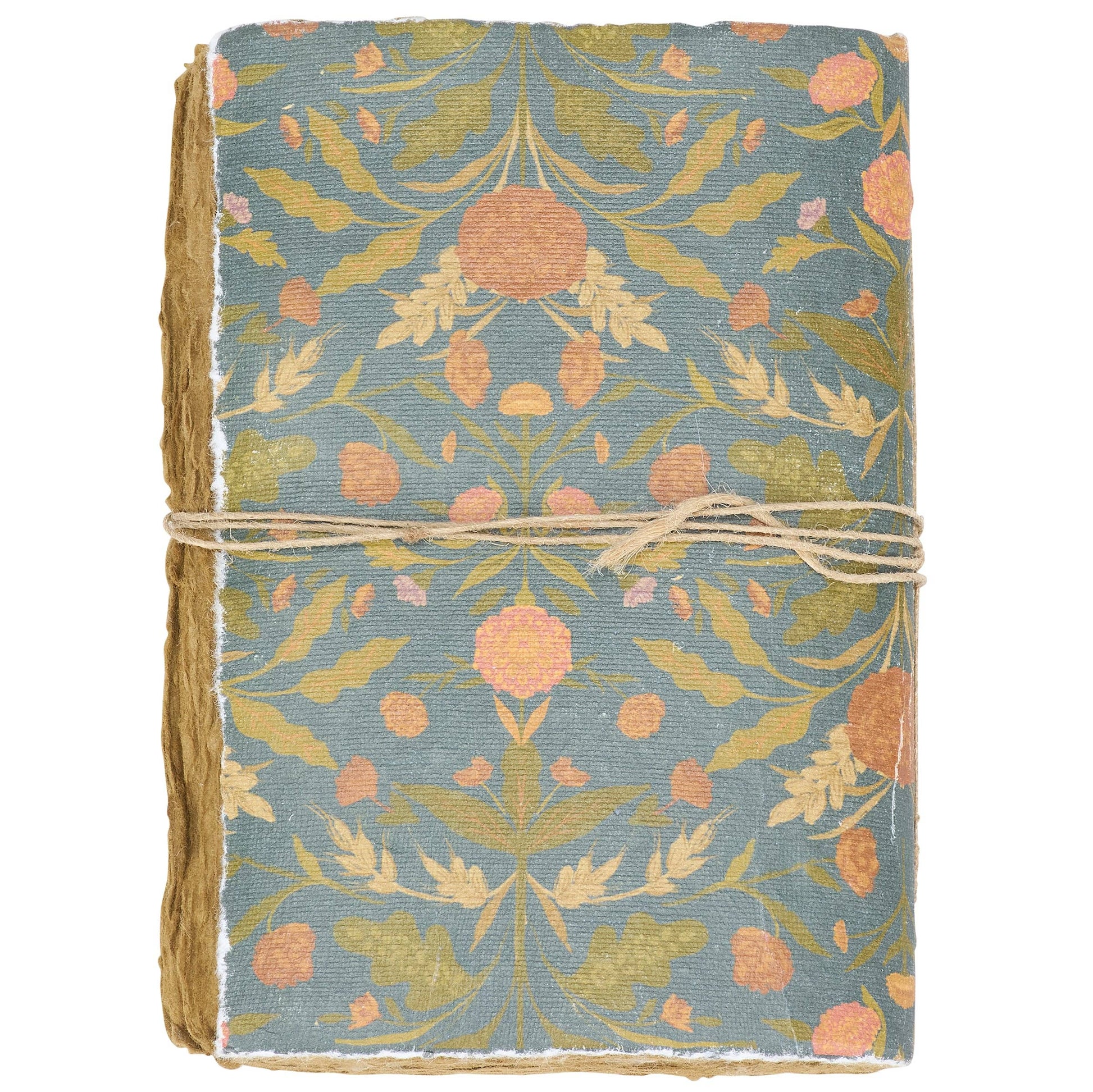 Dark Fall Folk Floral Journal