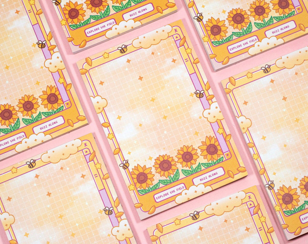 Sunflower Dreams Notepad