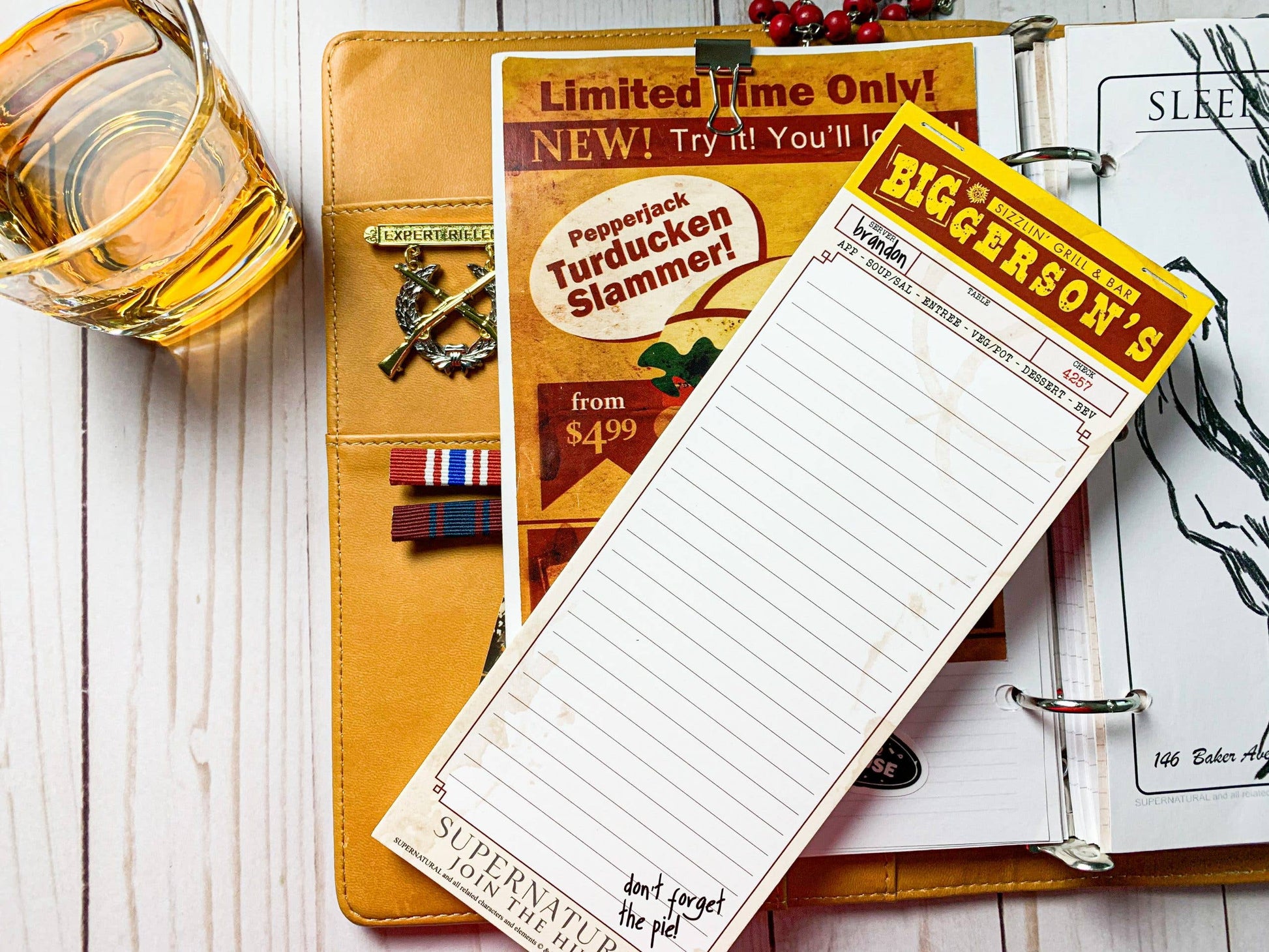 Supernatural Biggerson's Magnetic List Notepad