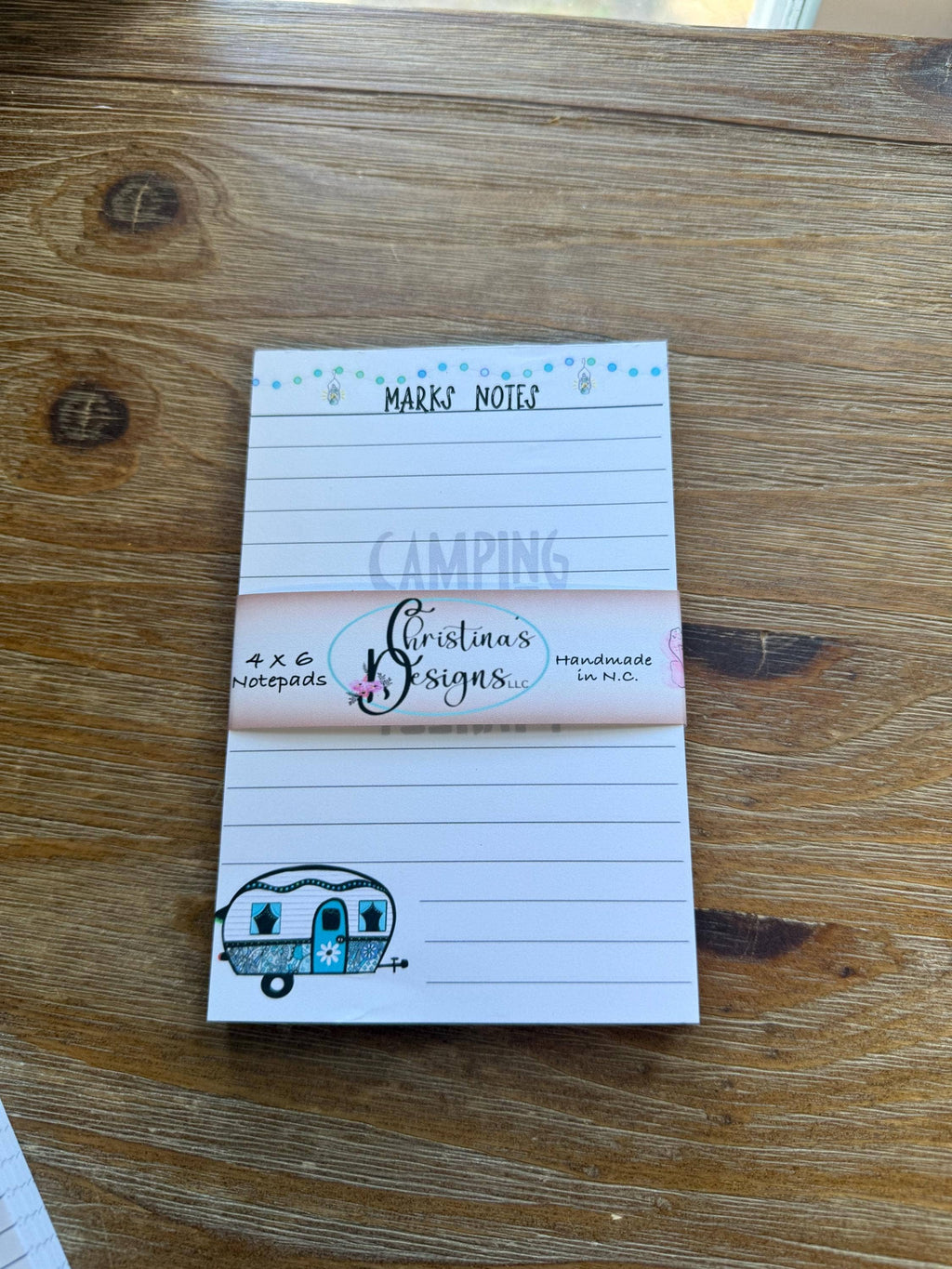 Camping Notepad for Stationery Lovers - Make Memories Outdoors