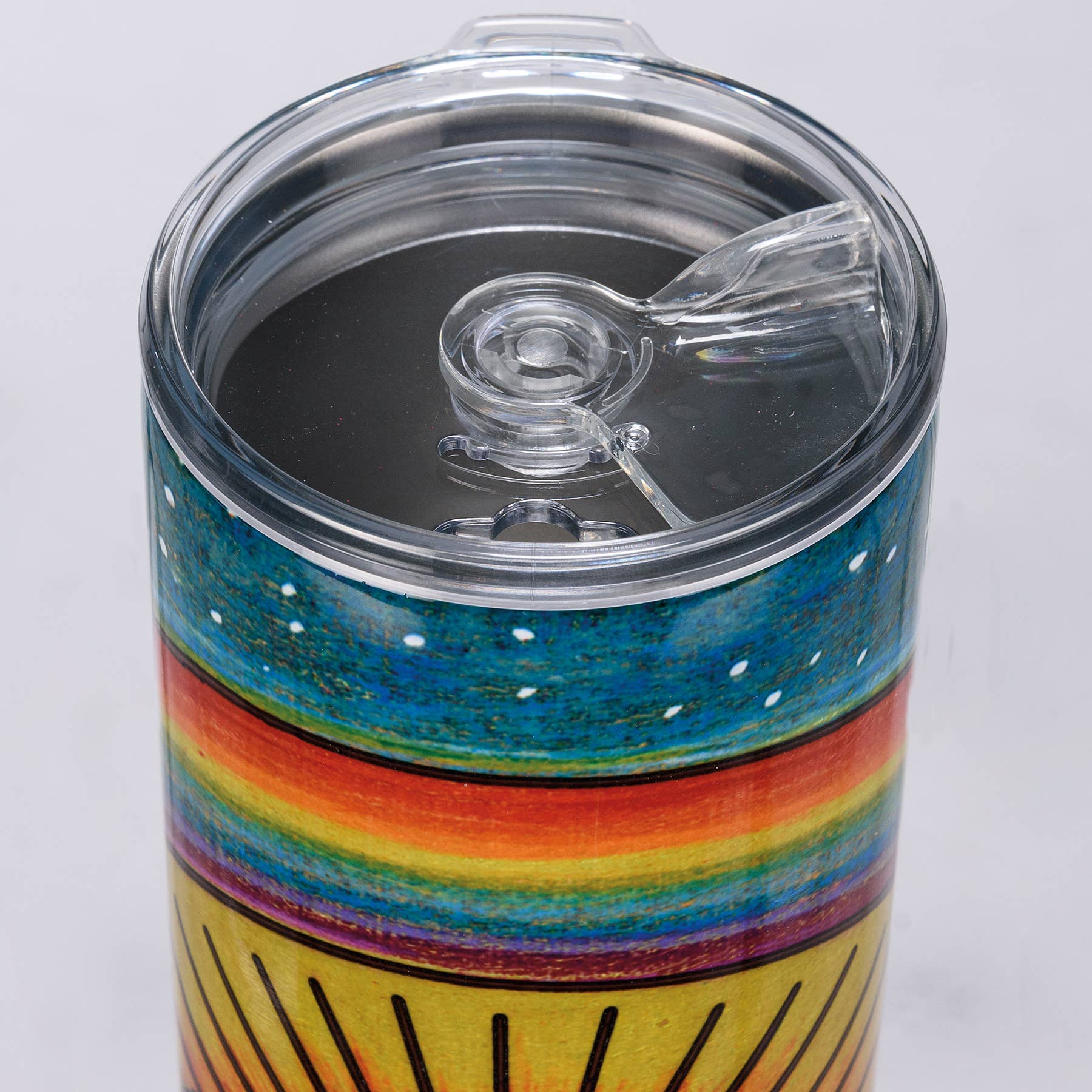 Rainbow Color Coffee Tumbler