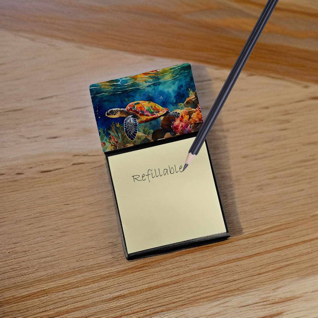 Loggerhead Sea Turtle Sticky Note Holder DAC2808