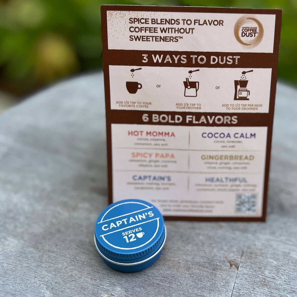 Individual Mini-Tins | 12 servings | Sample Any Coffee Dust