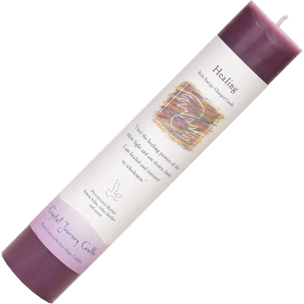 Reiki Herbal Pillar Candle Healing (Each)