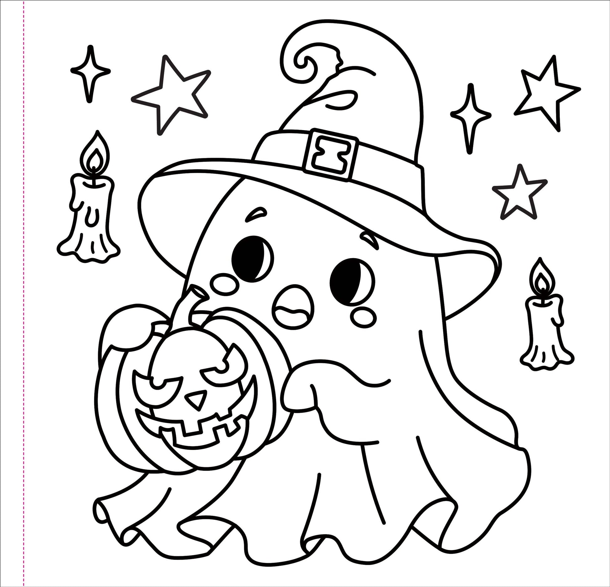 Color Me Spooky Halloween Adult Coloring Book