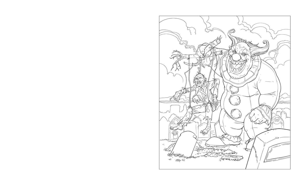 Shocking Horror Coloring Book