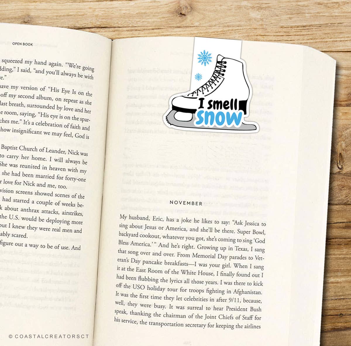 Gilmore Girls Inspired Journal with Magnetic Bookmark Set (Fall)