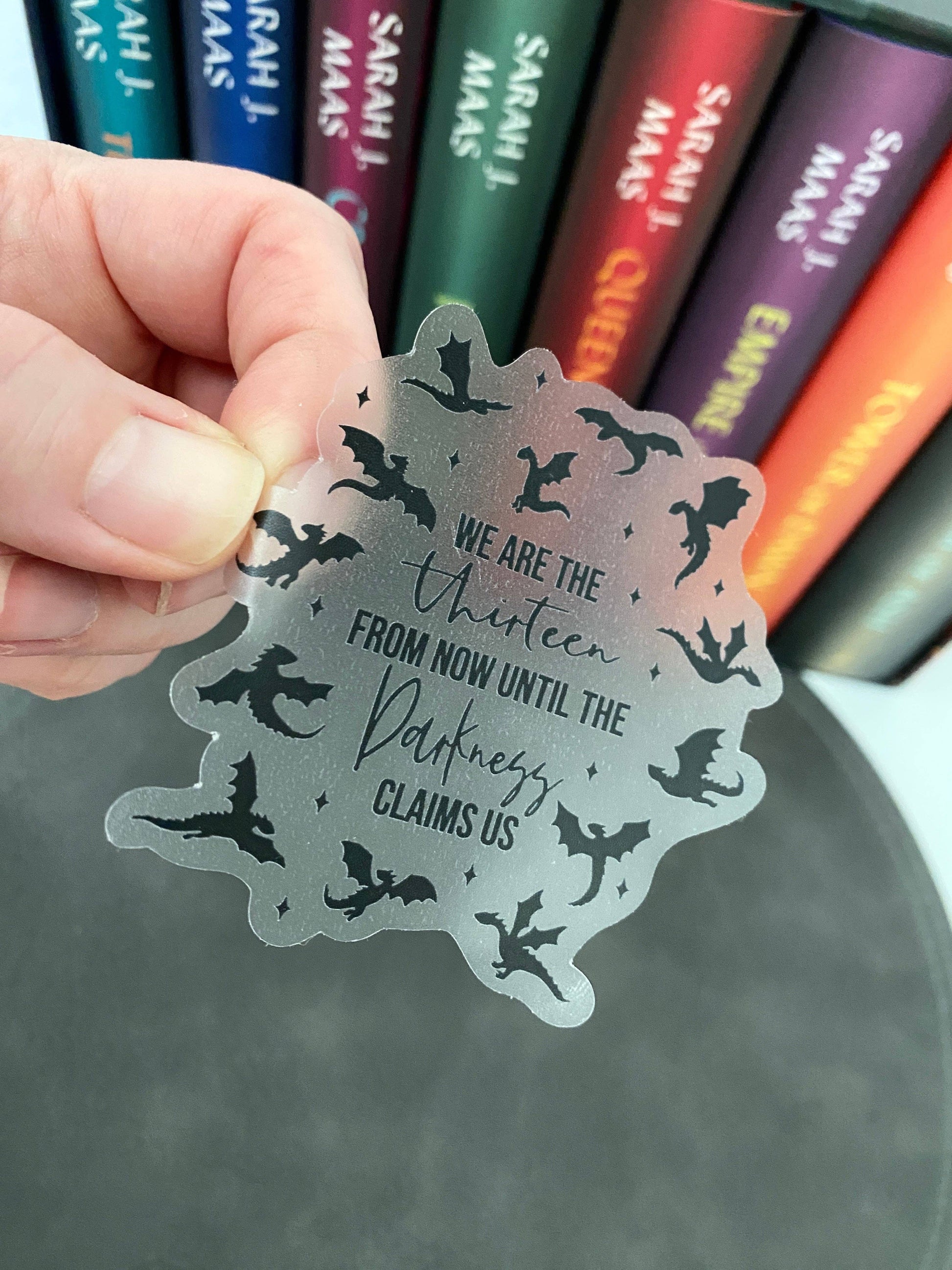 The Thirteen clear sticker | Throne of Glass licensed SJM
