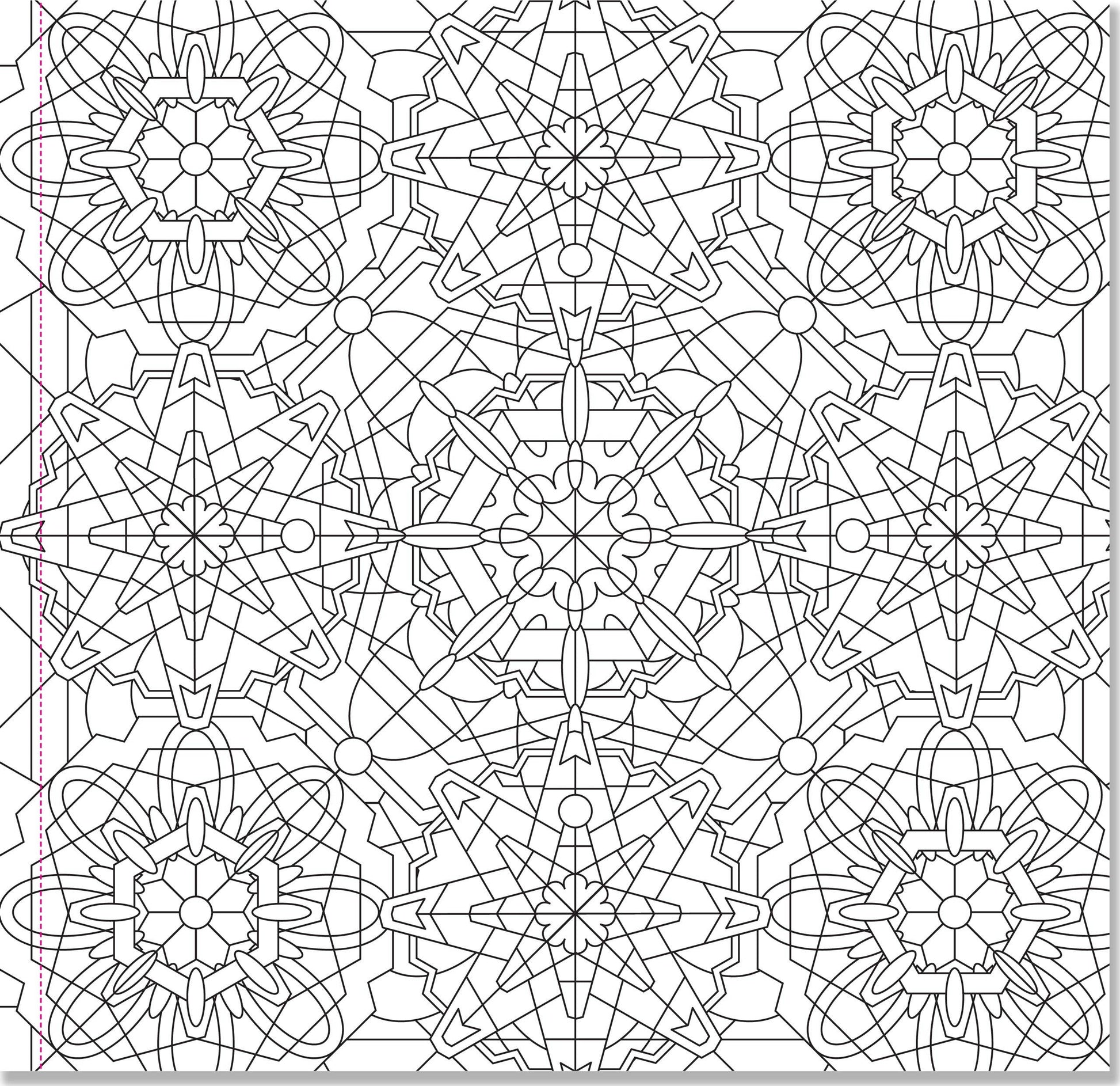 Kaleidoscope Designs Artist's Coloring Book