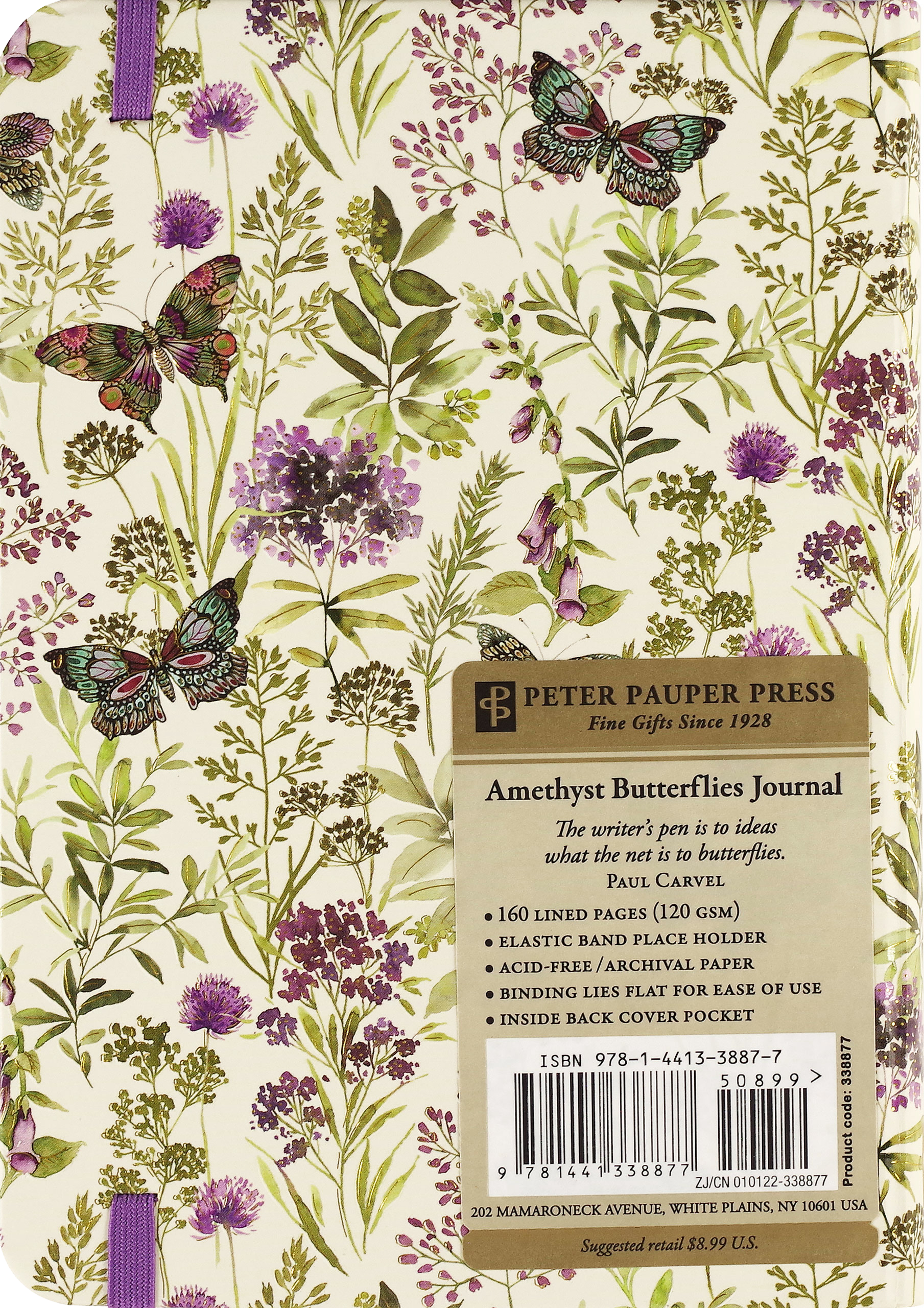 Amethyst Butterflies Journal