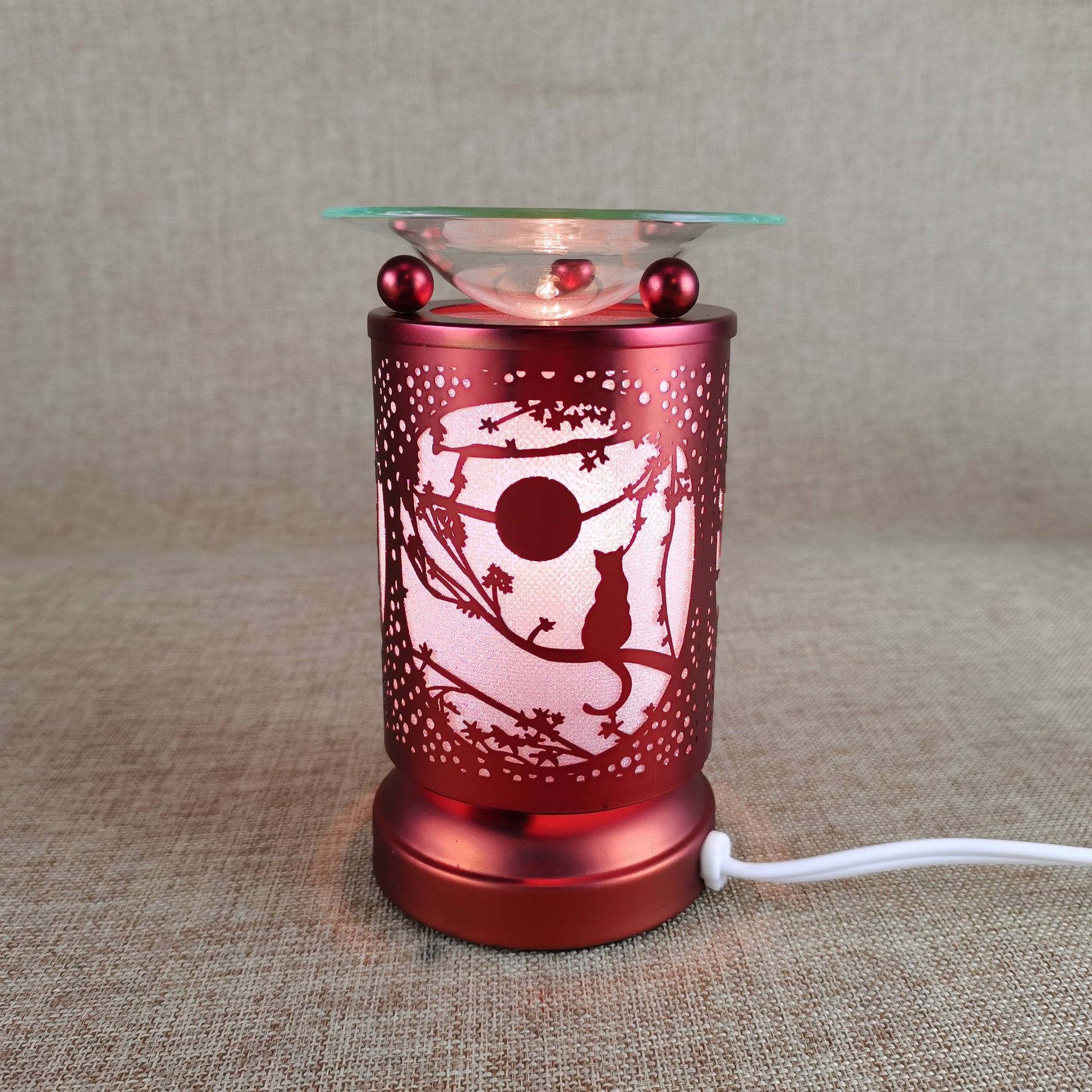 Moonlit Cat Touch Aroma Lamp