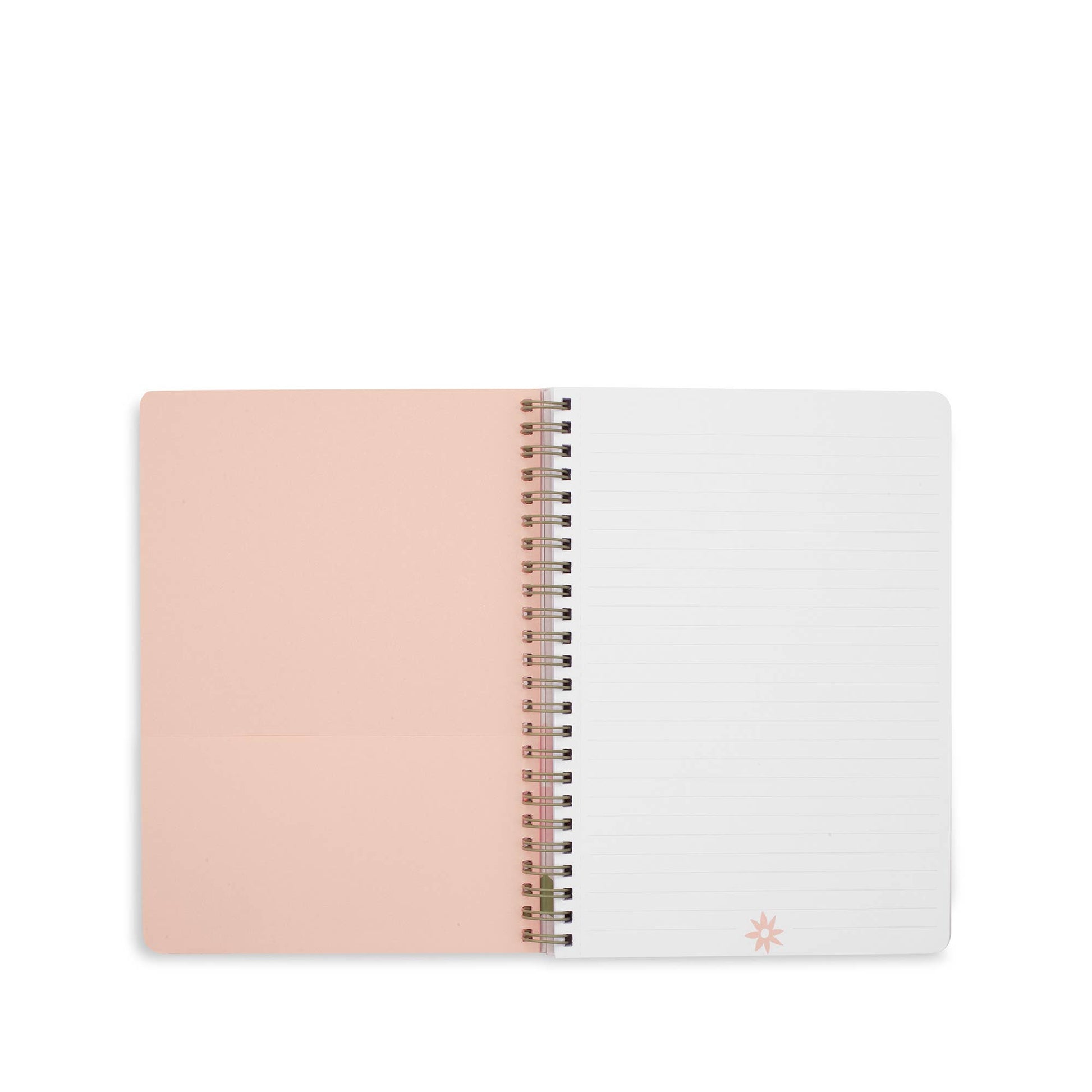 Mini Notebook, Cutout Floral Pink