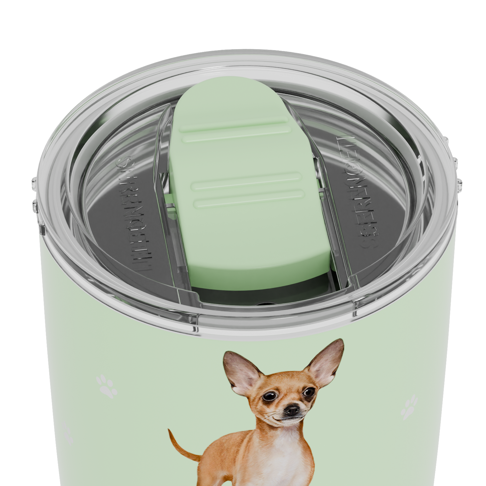 3D Printed - Chihuahua - Tumbler, Leak-Proof, Durable 20 Oz