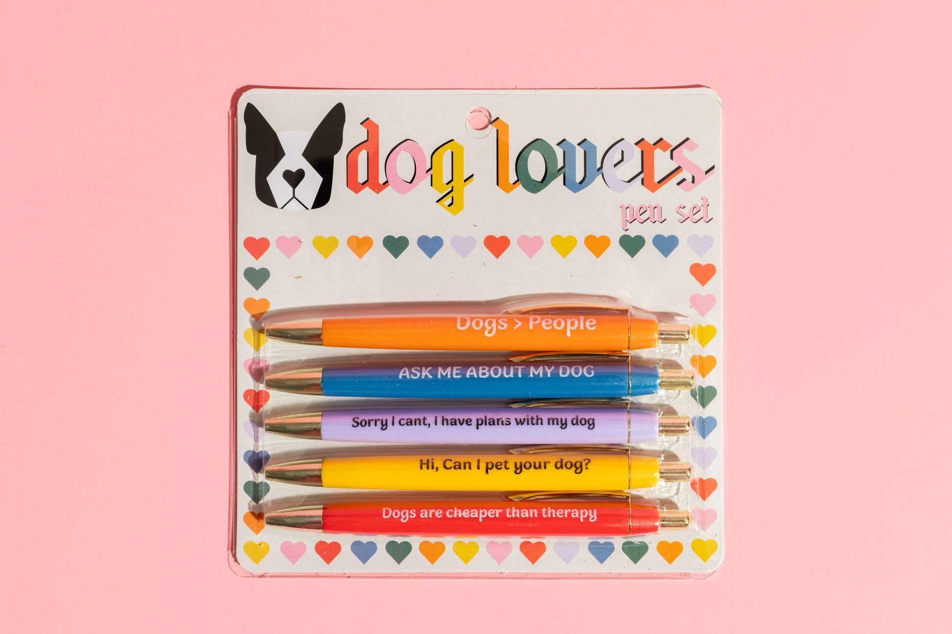 Dog Lovers Pen Set (gifts, pens, pets, mothers day, spring, easter, stationery)