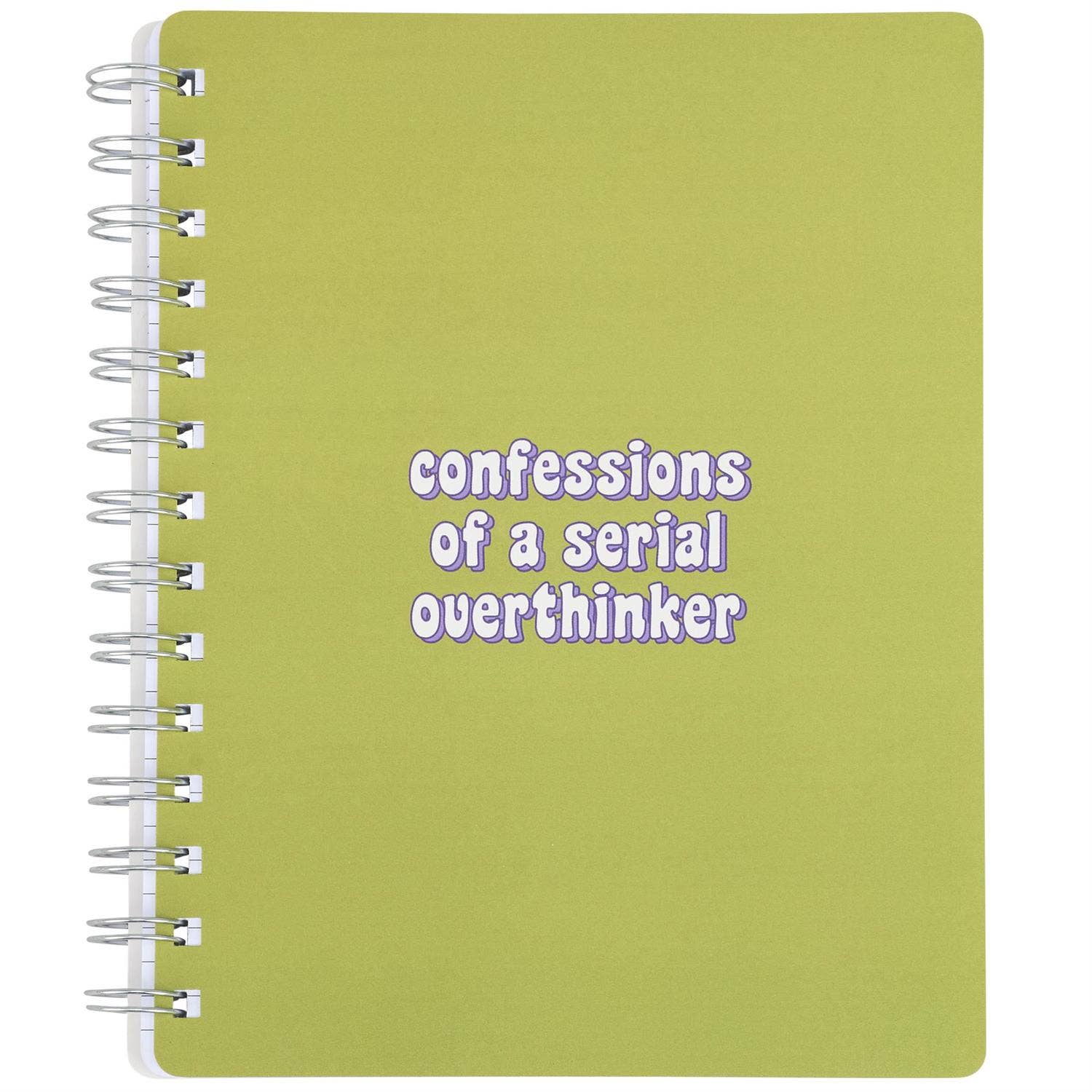 Confessions Of Overthinker Spiral Notebook