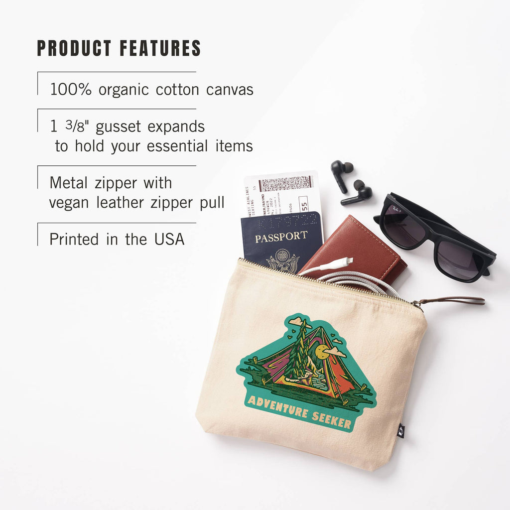 GO BAG POUCH Distressed Vector, Adventure Seeker