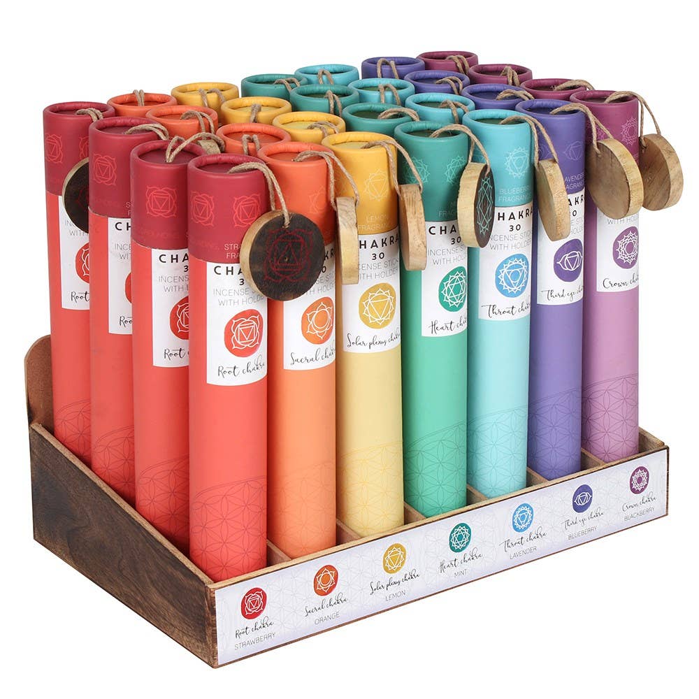 Seven Chakra Incense Sticks - Individual Package
