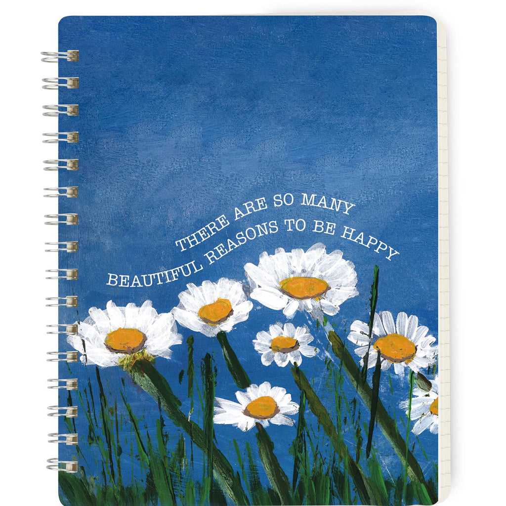 Beautiful Reasons To Be Happy Spiral Notebook