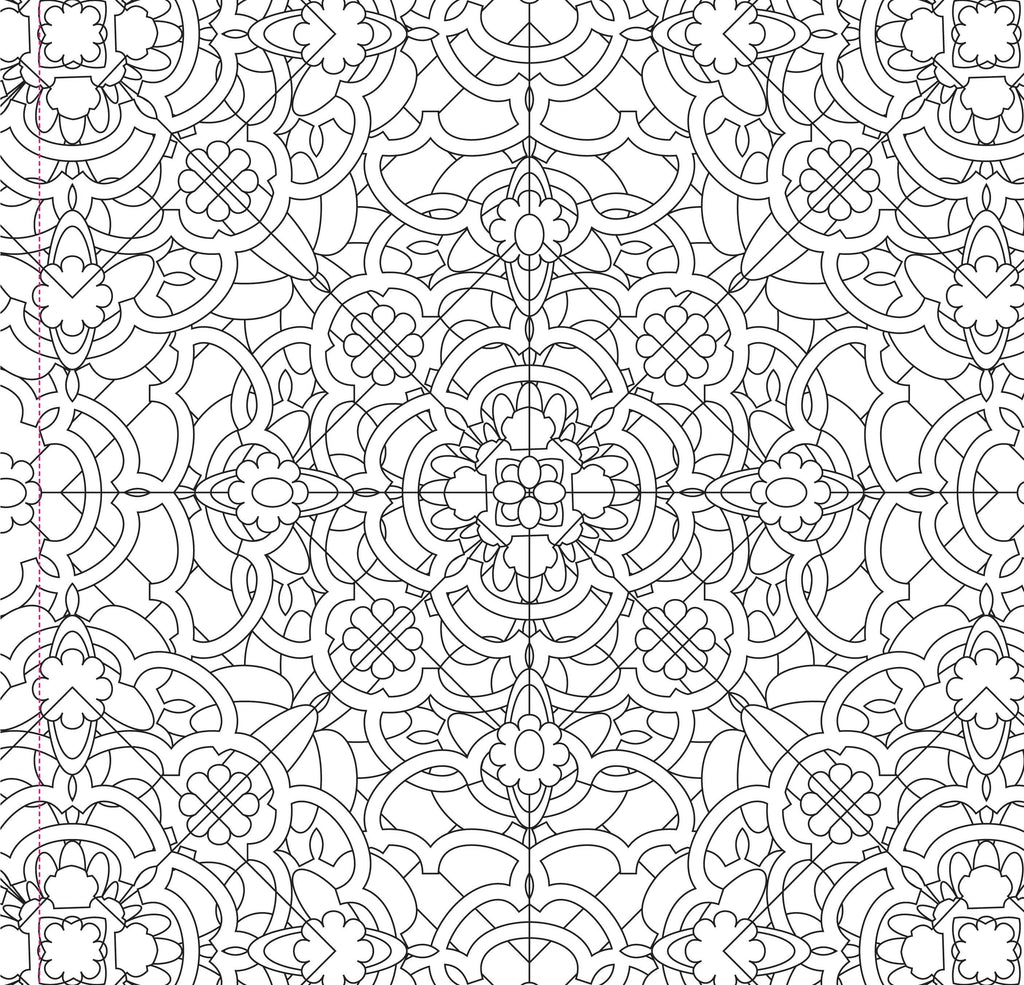 Kaleidoscope Designs Artist's Coloring Book