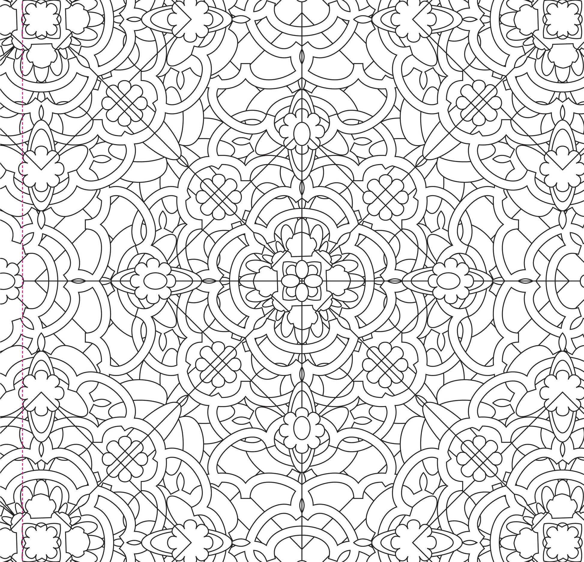 Kaleidoscope Designs Artist's Coloring Book