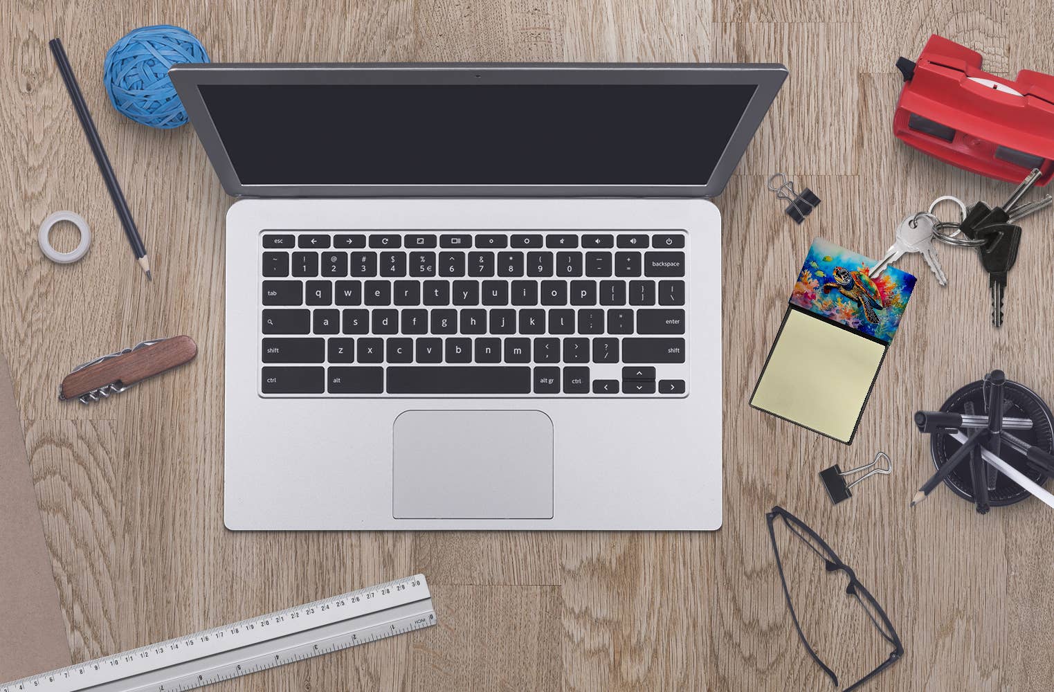 Loggerhead Sea Turtle Sticky Note Holder DAC2807