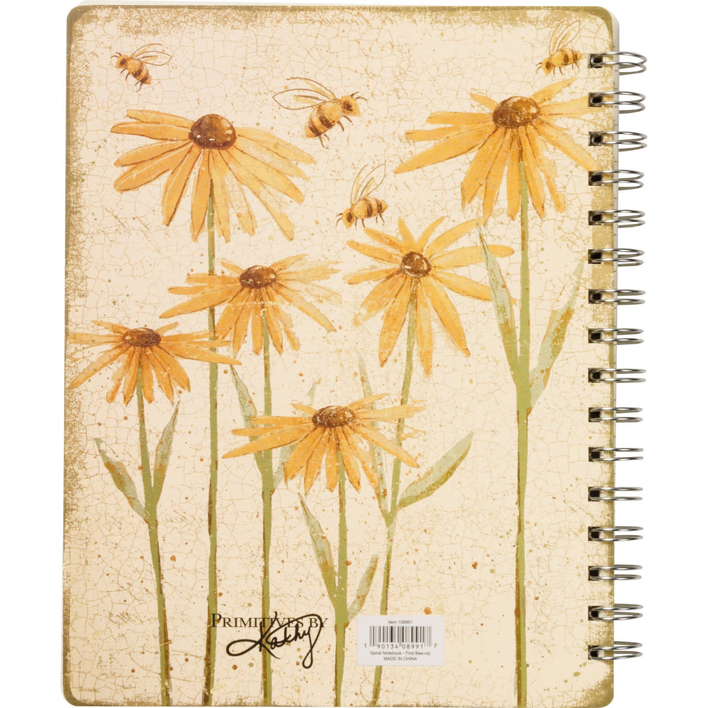 Find Beeuty In Every Day Spiral Notebook