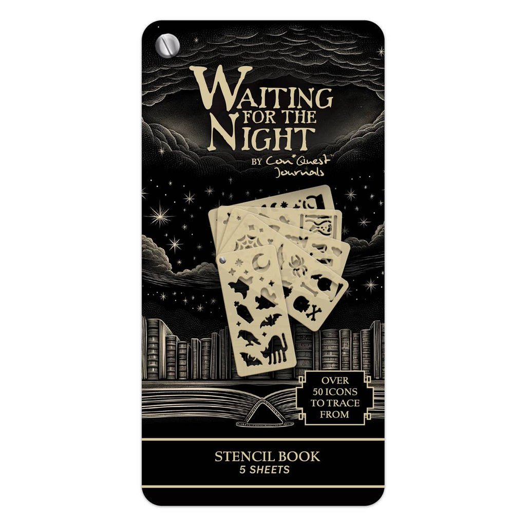 Waiting for the Night Stencil Book (5-Page)