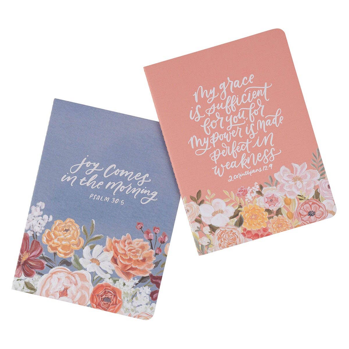 Notebook Set Medium 2pc Blue Pink Floral
