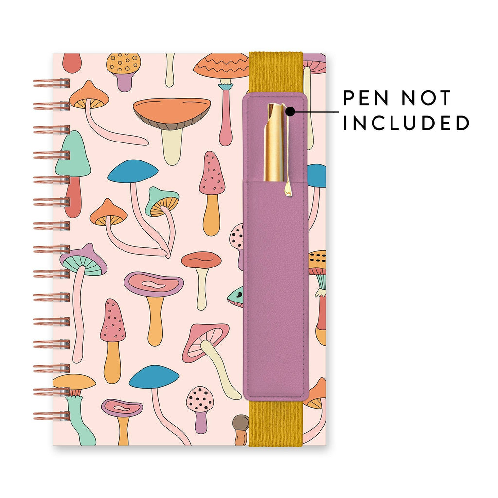 Mushroom Melody Oliver Notebook with Pen Pocket