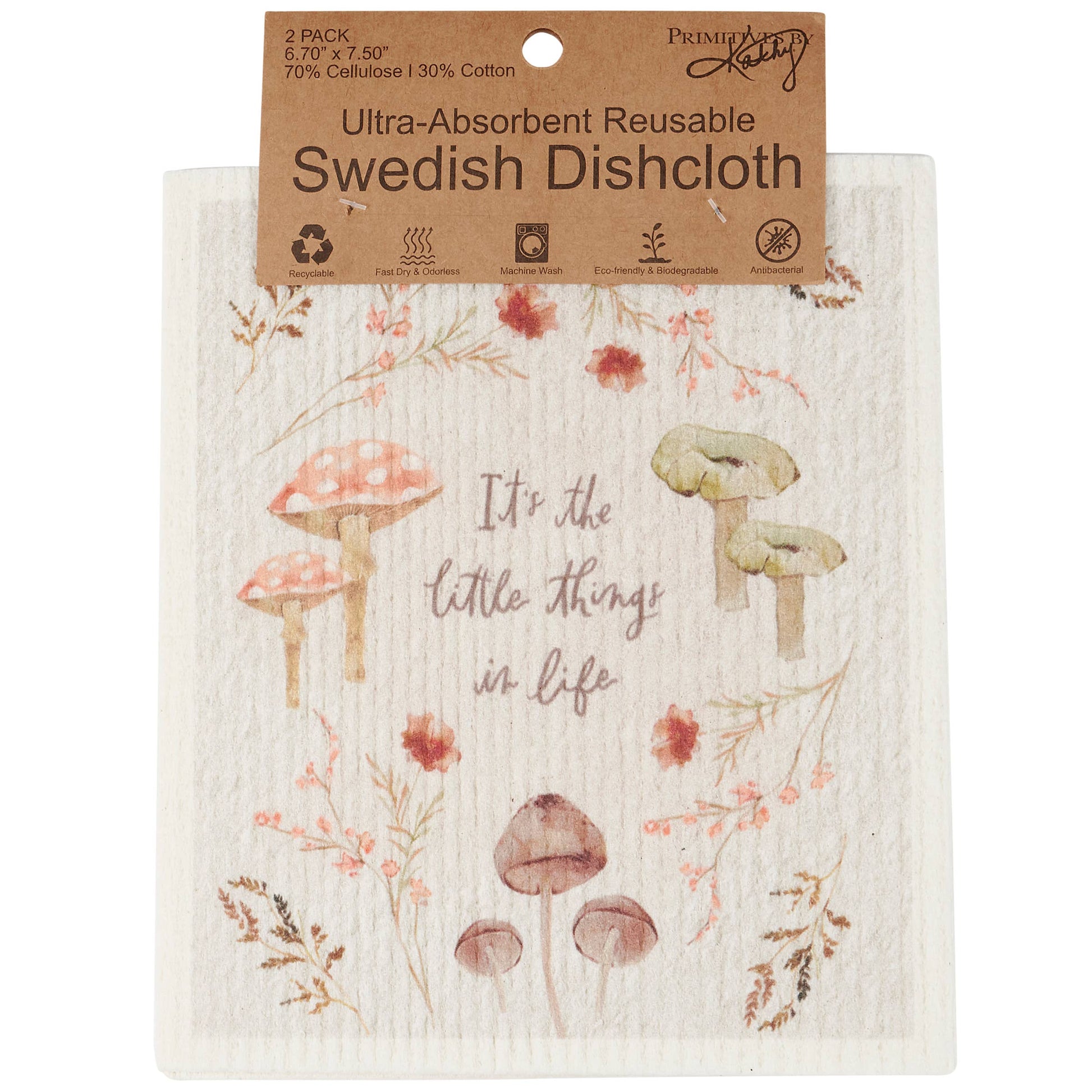 Little Things Swedish Dishcloth Set