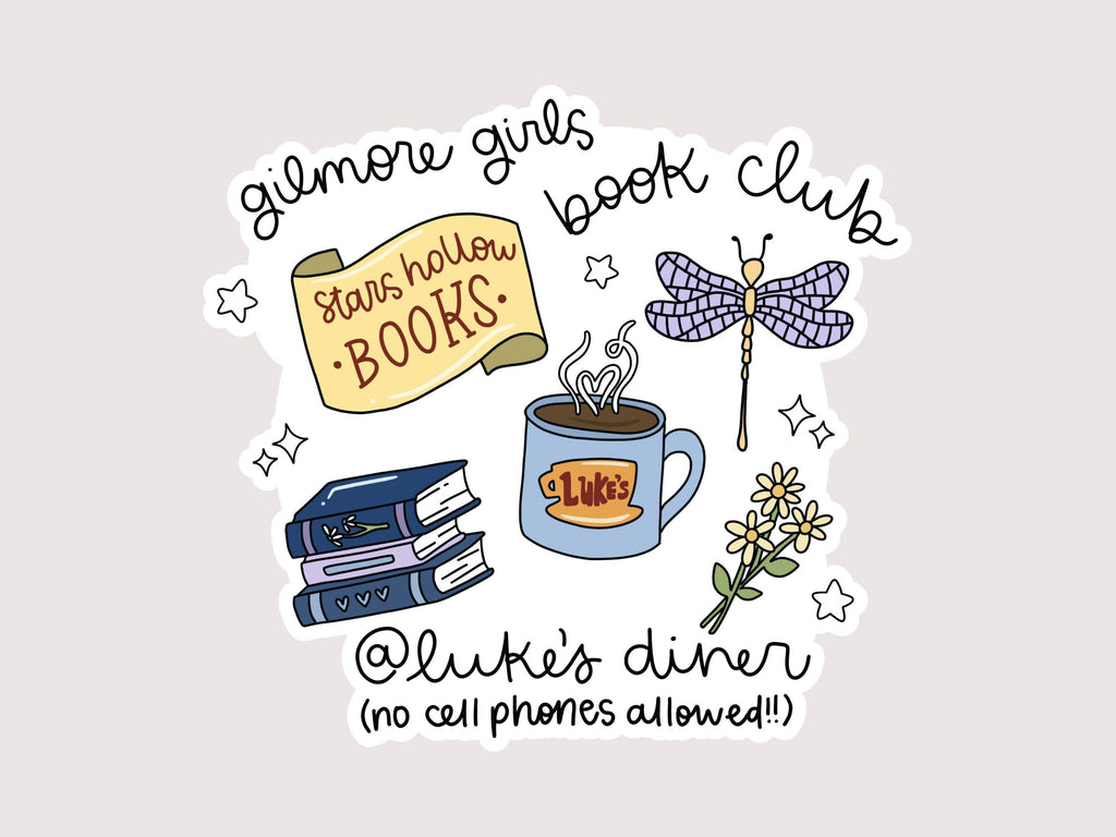 Gilmore Girls Book Club Sticker