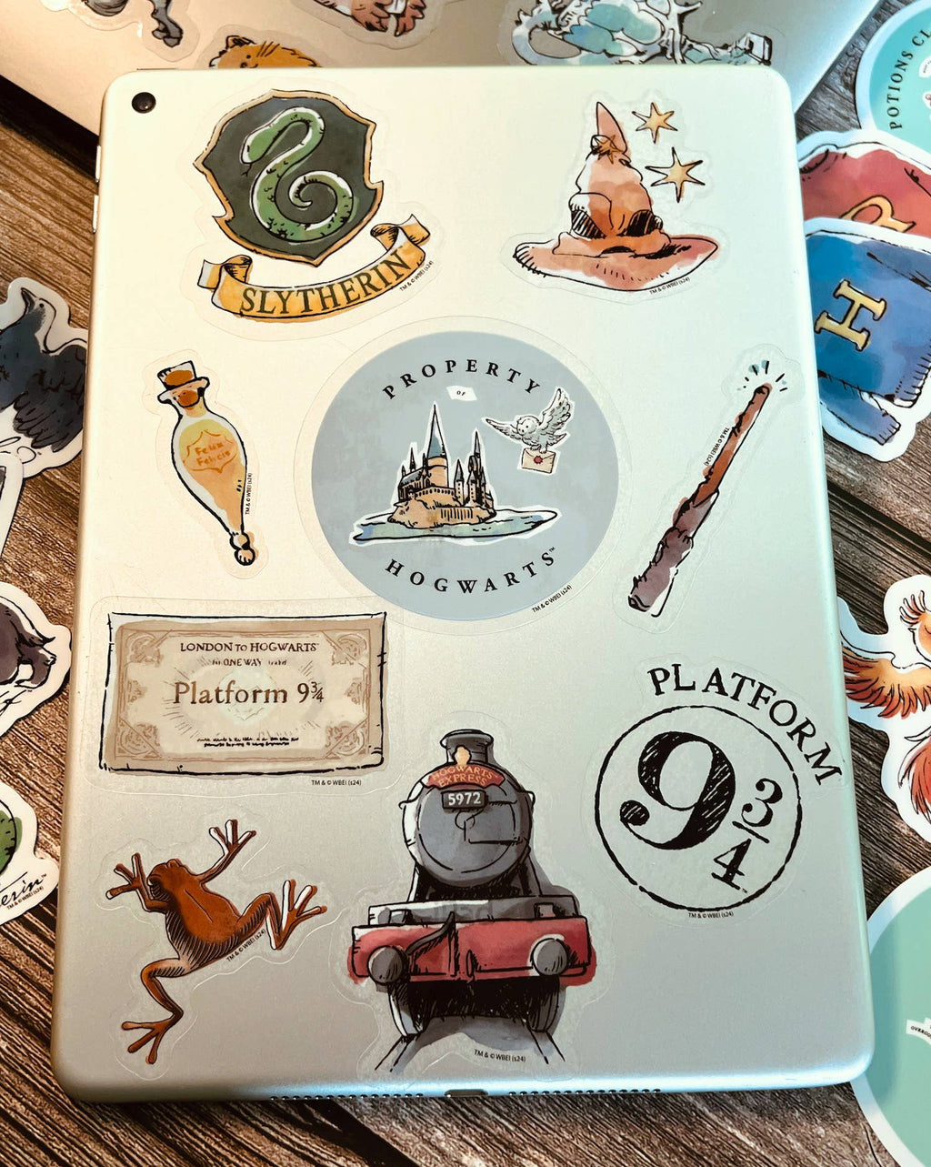 Harry Potter Clear Watercolor Decals (50-Pack)