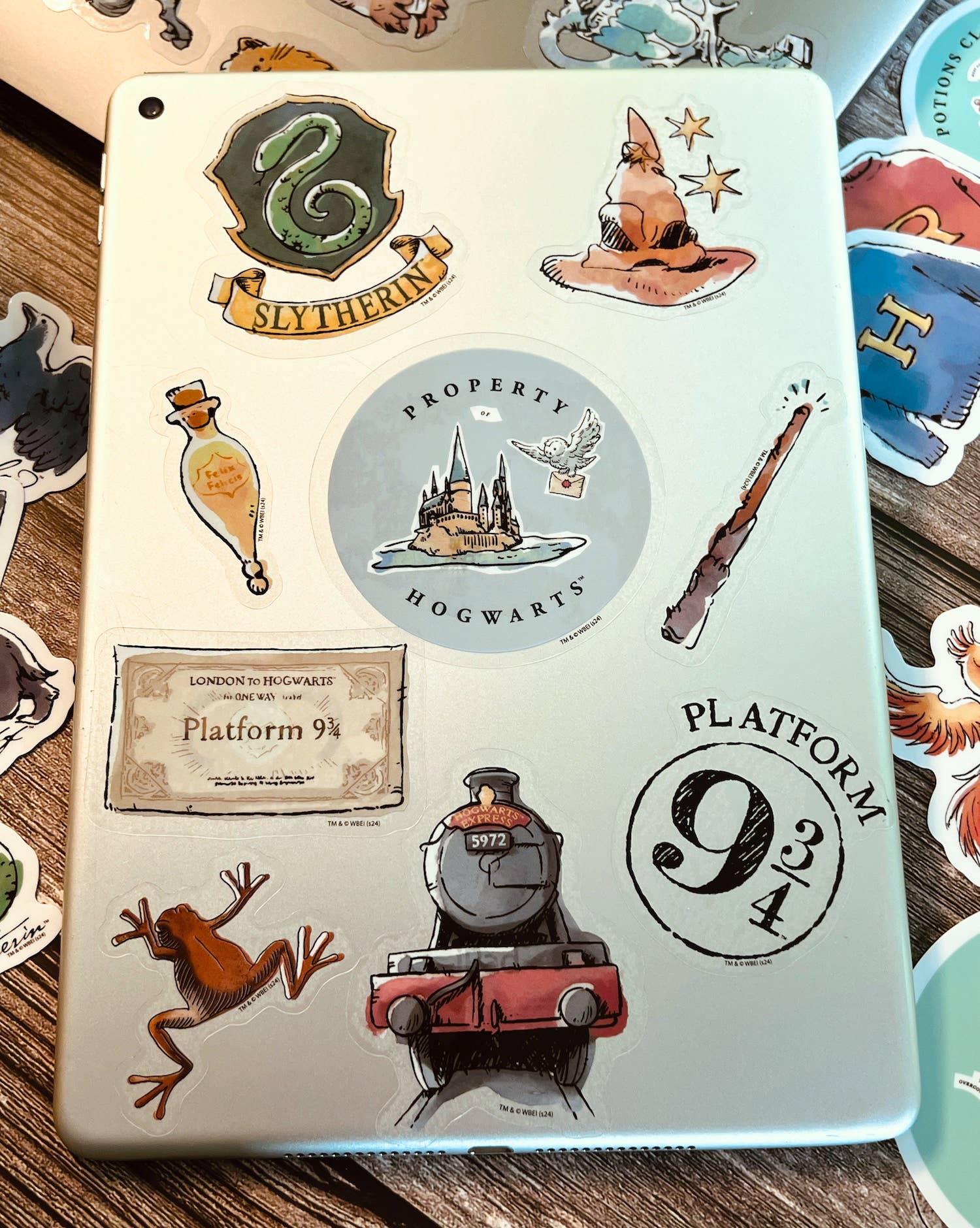 Harry Potter Clear Watercolor Decals (50-Pack)