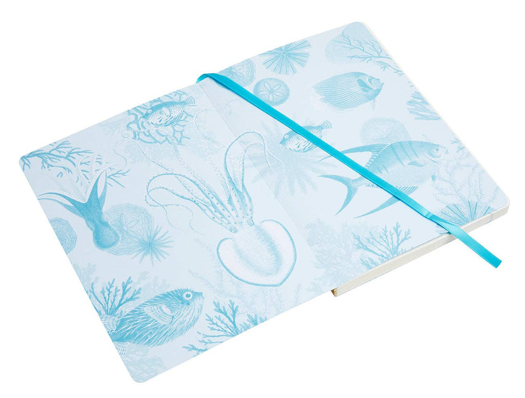 Art of Nature: Under the Sea Softcover Notebook with Elastic Band