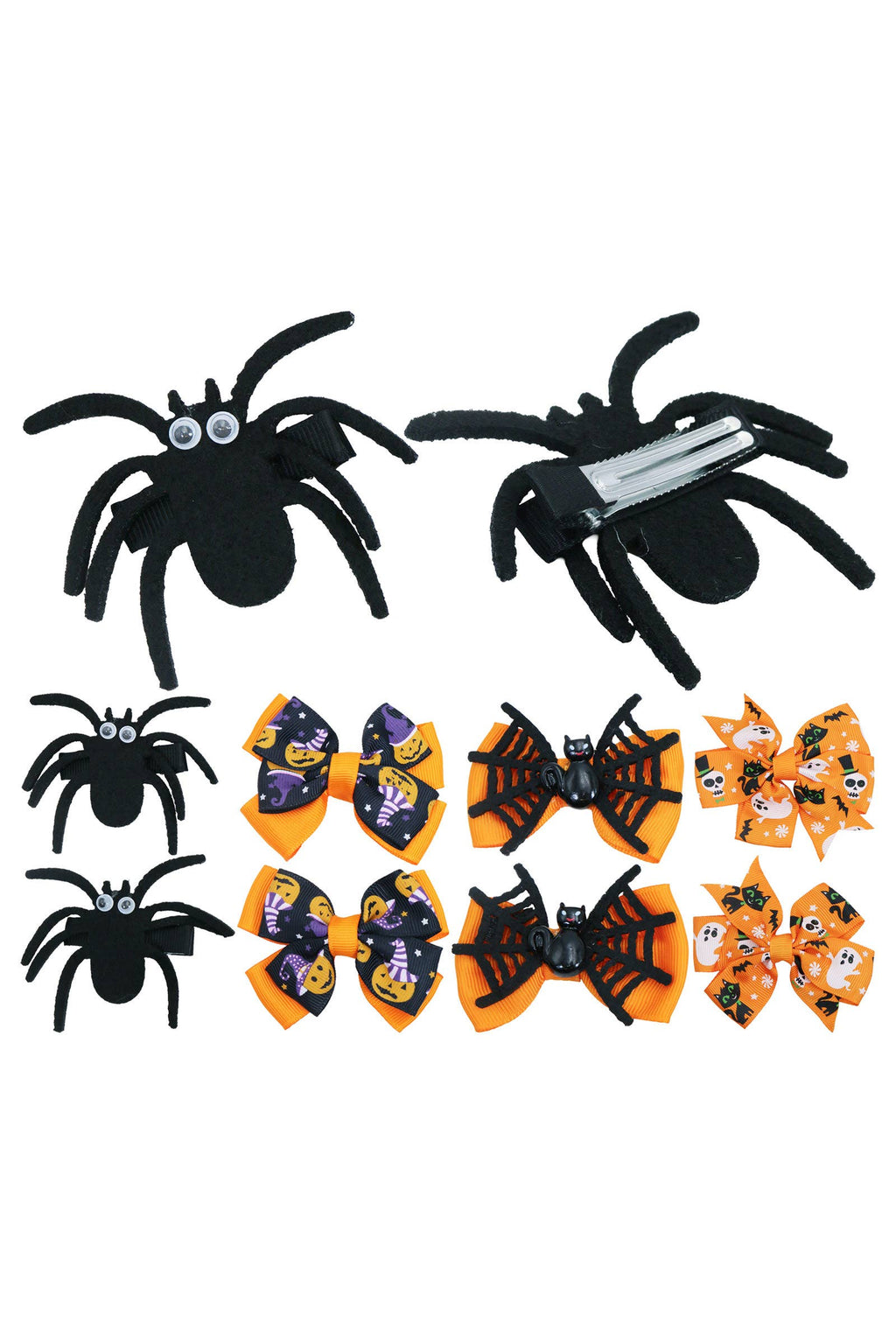 Cute Halloween Variety Fashion Hair Clip - 2 pcs/card