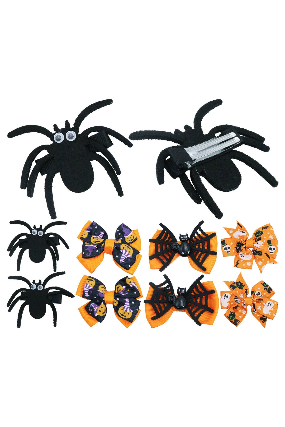 Cute Halloween Variety Fashion Hair Clip - 2 pcs/card
