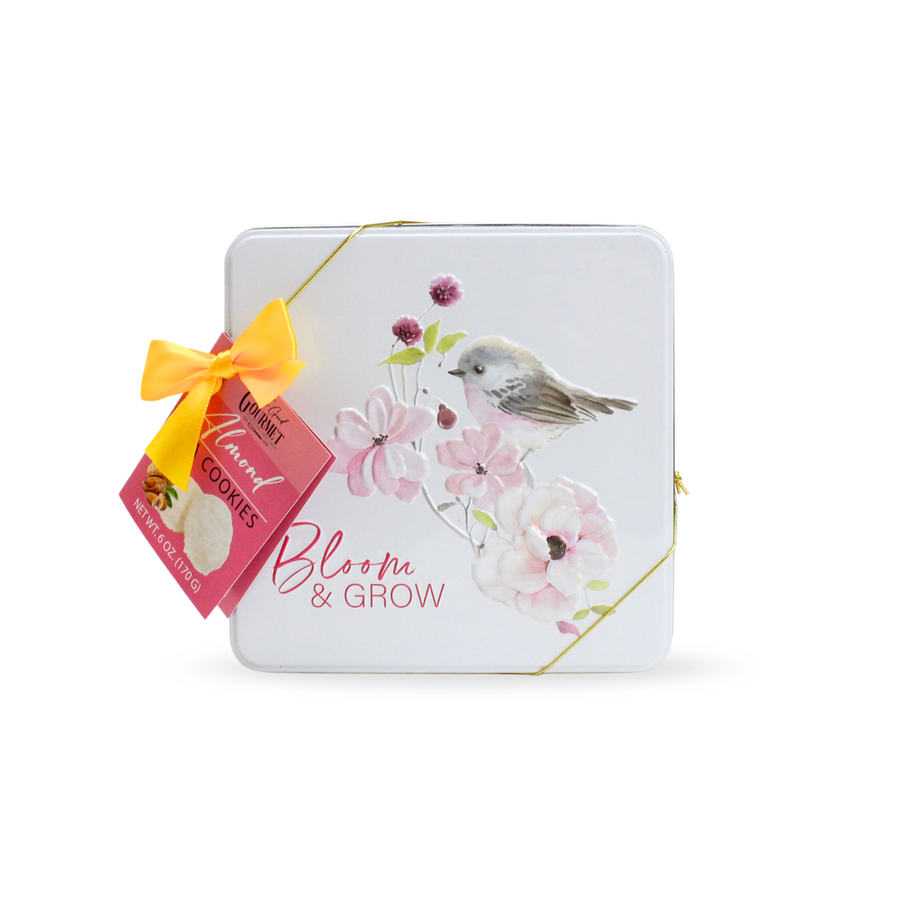 Spring Square Tins: Lemon & Almond Tea Cookies