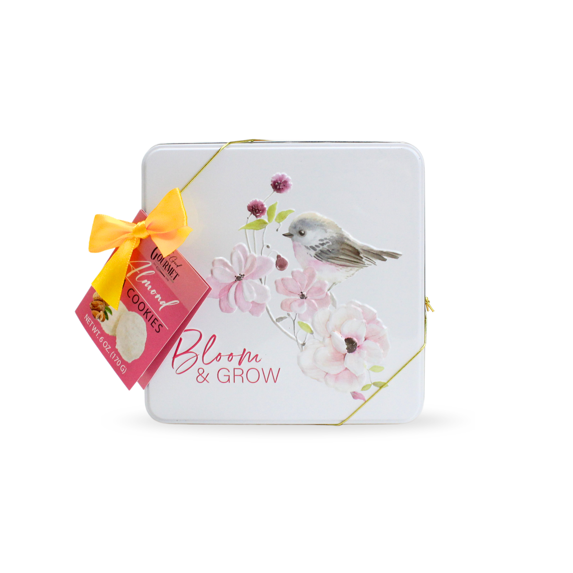 Spring Square Tins: Lemon & Almond Tea Cookies