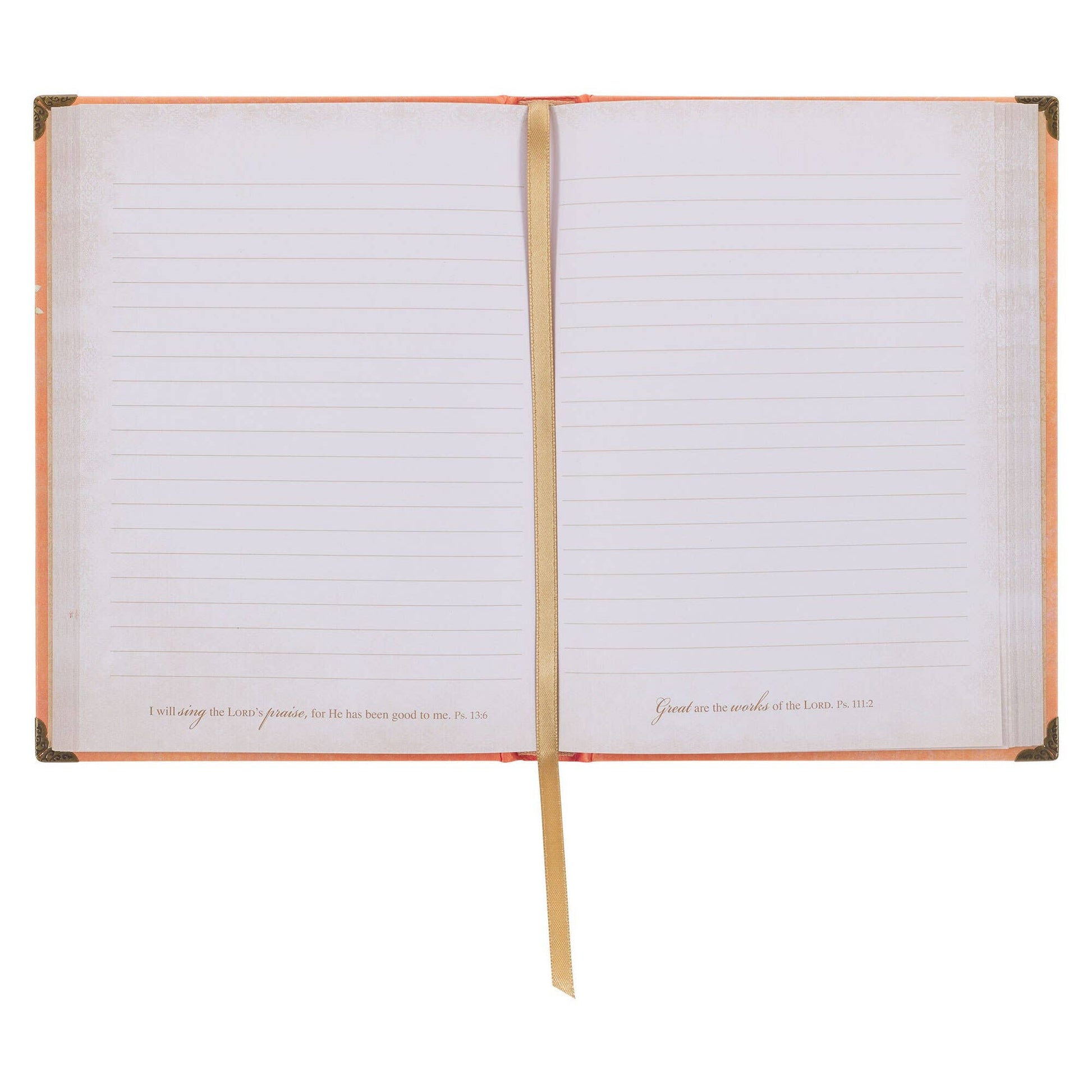 Journal Hardcover Orange Butterfly Grace Eph. 2:8