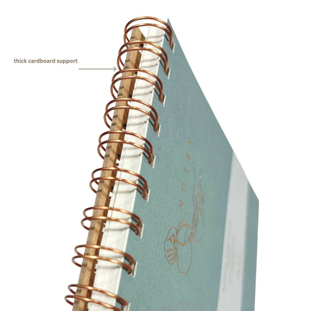 Journal Notebook Notepad | Grey Recycled Handmade Paper