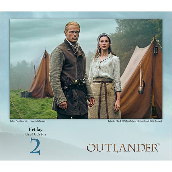 Outlander 2026 Daily Calendar
